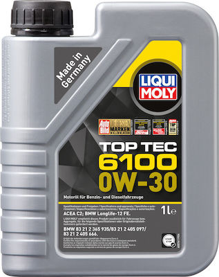 Liqui Moly Λάδι Αυτοκινήτου Top Tec 6100 0W-30 1lt