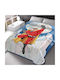 Belpla Decke Kinderdecken Samt Blau 160x220cm