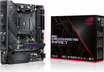 Asus ROG Crosshair VIII Impact X570 Wi-Fi Mainboard Mini DTX mit AMD AM4 Sockel