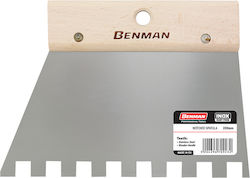 Benman Spatulă pentru Gresie Inox Odată Cu Mâner din Lemn Benman Spatulă pentru Gresie Inox Odată Cu Mâner din Lemn