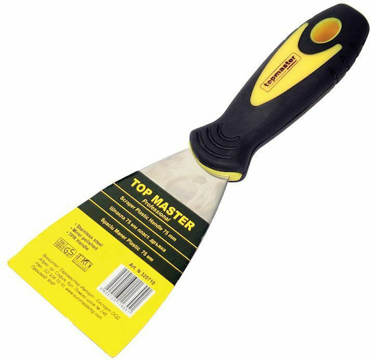 Topmaster Putty knife with plastic handle 127mm Joint Knife Inox 127mm with Plastic Handle 320712 10-0509