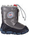 Eolo Youth MDC546 Kids Snow Boots with Laces Gray