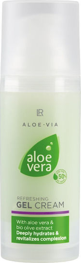 LR Aloe Vera Refreshing Gel Cream Ενυδατικό Gel Σώματος με Aloe Vera για Όλες τις Επιδερμίδες 50ml
