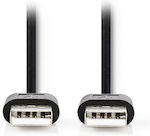Nedis USB 2.0 Cable USB-A male - USB-A male 3m (CCGT60000BK30)