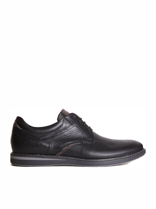 Damiani Men's Anatomic Leather Casual Shoes Black