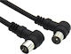 Antenna Cable Coax male - Coax female Black 10m (02.006.0094) 1pcs