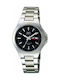 Q&Q Battery Watch with Metal Bracelet Silver A164J202Y