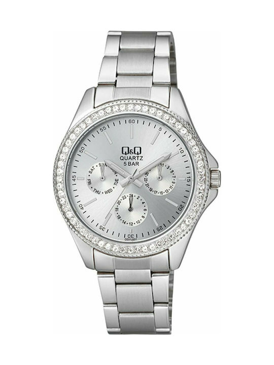 Q&Q Watch with Silver Metal Bracelet