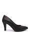 Leather Black High Heels