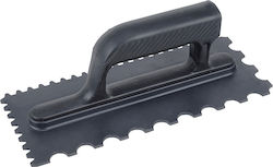 Tactix Tile Spatula Plastic Serrated With Plastic Handle