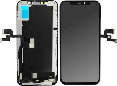 Οθόνη mit Touchscreen für iPhone XS (Schwarz)