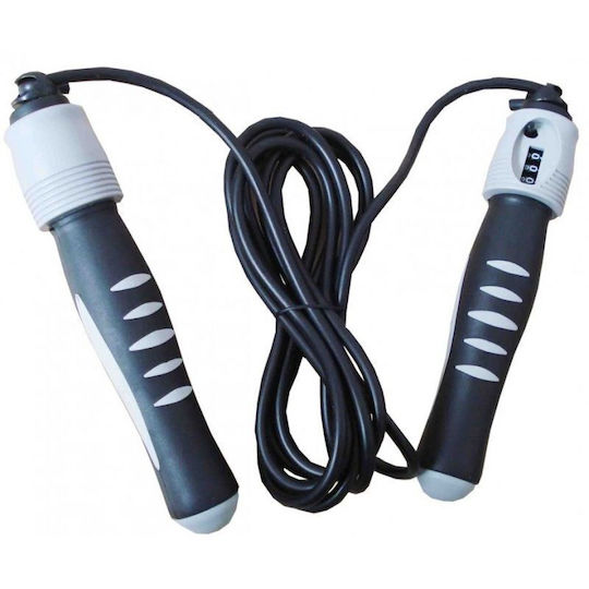 PVC Counter Meter Jump Rope Black Profit Skipping Rope With Meter 285cm