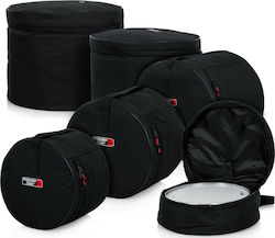 Gator 5 Piece Set Standard Drum Bags Hülle Schlagzeug Gepolstert Schwarz Gator 5 Piece Set Standard Drum Bags Hülle Schlagzeug Gepolstert Schwarz
