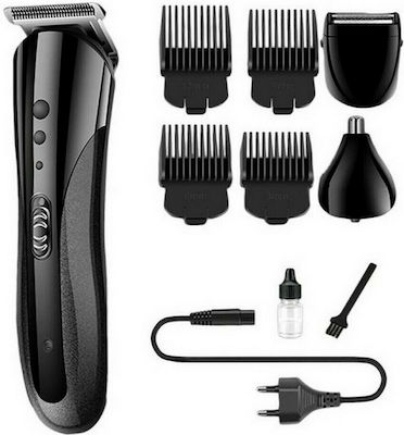 Kemei KM-1407 Rechargeable Hair Clipper Set Black