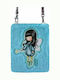 Santoro Bubble Fairy Kinder Rucksack Umhängetasche Blau 9cmx17.5cmcm