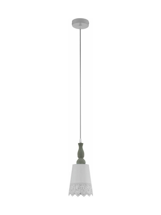 Eglo Tablot Pendant Light Single-Light for Socket E27 White