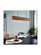 Eglo Harborough Hängelampe Braun Schiene 90x12.5x110cm.