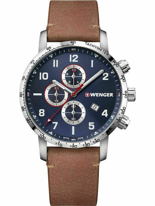 Wenger Attitude Men's Watch 44mm Chronograph Ba...