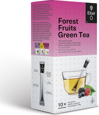 Elixir Green Tea Forest Fruits 10 Bags