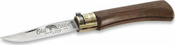 Antonini Old Bear Carbon Walnut Pocket Knife Brown