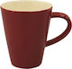 Art et Lumiere Porcelain Mug Firenze 300ml Bordeaux Mug Ceramic 300ml