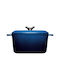 Woll Deep Pot made of Cast Iron 2.8lt / 20cm Cobalt Blue