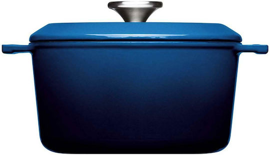 Woll Deep Pot made of Cast Iron 2.8lt / 20cm Cobalt Blue