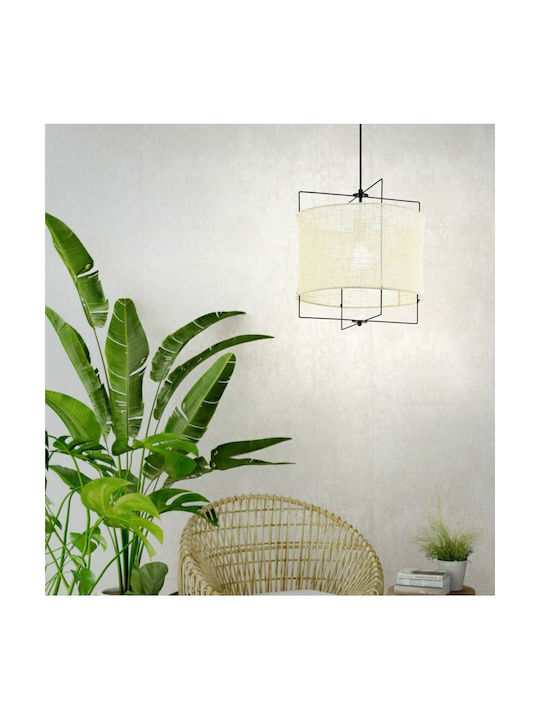 Eglo Bridekirk Pendant Light Black with Socket E27 40x110cm