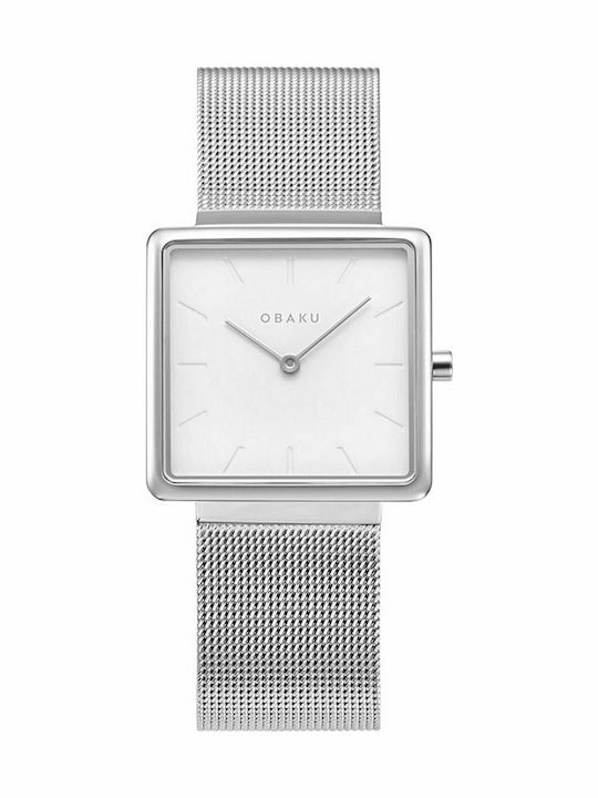 Obaku Kvadrat Γυναικείο Ρολόι 28mm Μπαταρίας με...