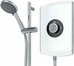 Triton Amore Wall Mounted Electric Single-Phase Instant Water Heater for Bathroom 8kW White