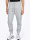 Nike Sportswear Παντελόνι Φόρμας με Λάστιχο Fleece Grey Melange