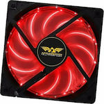 Armaggeddon Scarlet Blade 120mm 4-Pin Molex Red Lighting Case Fan