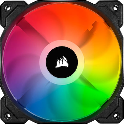 Corsair iCUE SP120 RGB PRO Performance Gehäuselüfter mit Verbindung 4-Pin PWM 1Stück Schwarz