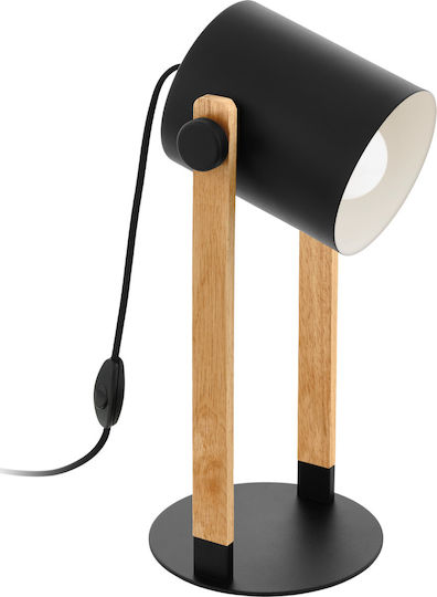 Eglo Hornwood Decorative Lamp with Socket for Bulb E27 Black