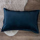 Teoran Decorative Pillow Case Velvet 04 Petrol 30x50cm.