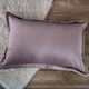 Teoran Decorative Pillow Case Velvet 12 Purple 30x50cm.