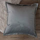 Teoran Decorative Pillow Case Velvet 11 Silver 45x45cm.