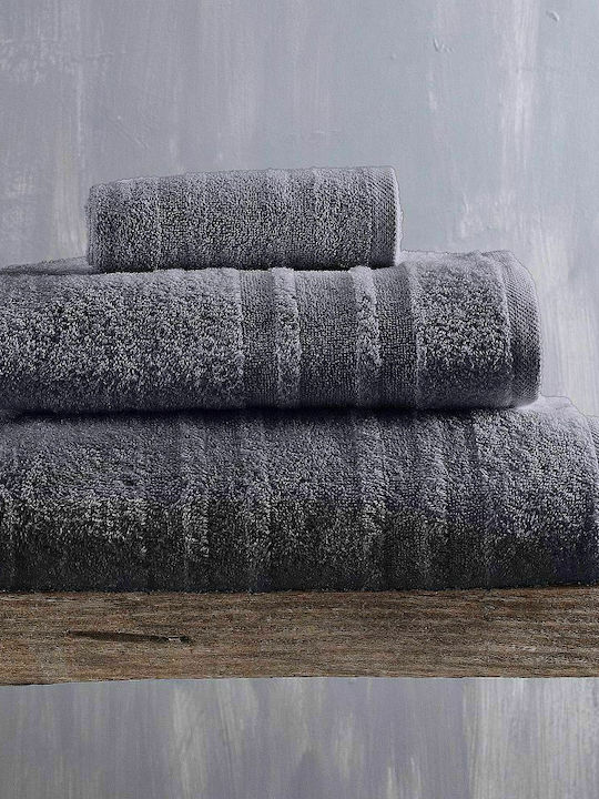 Rythmos Bath Towel Laura 70x140cm 03 Gray Weigh...