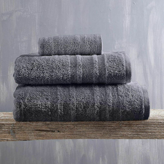Rythmos Bath Towel Laura 70x140cm 03 Gray Weight 500gr/m²