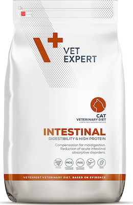 VetExpert Veterinary Diet Intestinal Dry Food for Cats with Sensitive Digestive System with Corn 2kg