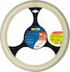 Lampa Car Steering Wheel Cover Duo-Grip with Di...