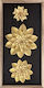 Iliadis 3D Wall Decor Black Made of Metal 30x60cm