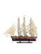 31114 Christmas Sailboat Wooden 70x60cm
