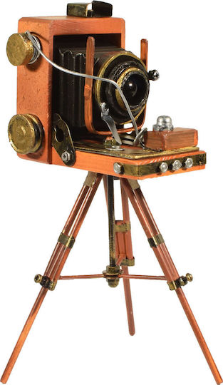 SP Souliotis Античен Декоративна фотокамера Метална 11.5x10.5x21см 1бр SP Souliotis Античен Декоративна фотокамера Метална 11.5x10.5x21см 1бр
