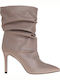 Sante Women's Ankle Boots with High Heel Beige