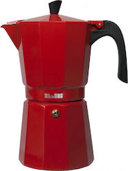 Ibili 02905 Μπρίκι Espresso 3cups Κόκκινο Ibili 02905 Μπρίκι Espresso 3cups Κόκκινο
