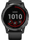 Garmin Vivoactive 4 Stainless Steel 45mm Αδιάβροχο Smartwatch με Παλμογράφο (Black/Slate)