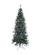 Boston Christmas Slim Green Tree with Metallic Base and Built in Branches H210cm