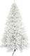 Αλάσκα Christmas White Tree with Metallic Base and Built in Branches H180cm