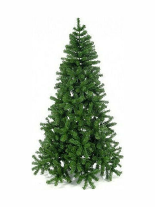 Super Colorado Christmas Green Tree with Metallic Base and Built in Branches H180cm